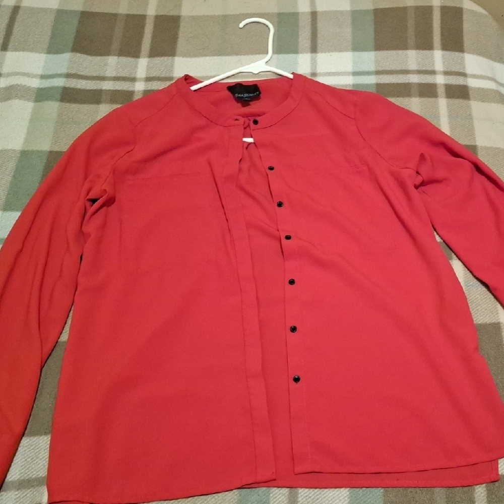 Cynthia Rowley Red and Black Cape Jacket